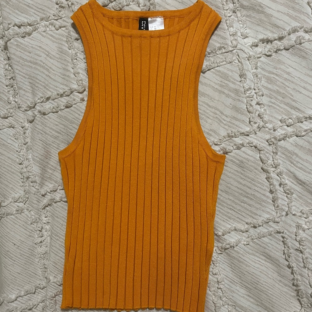Orange tank top